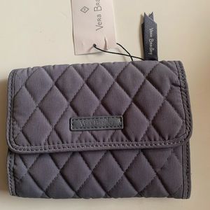 BRAND NEW Vera Bradley carbon gray wallet